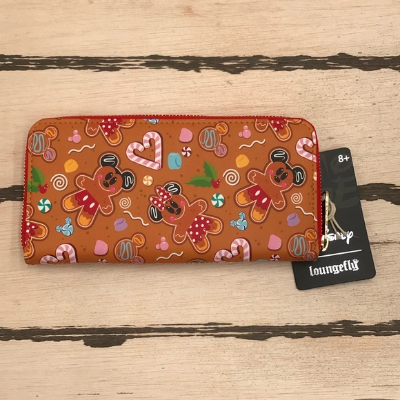 Disney LoungeFly Ginger Bread Backpack & Wallet - Picture 9 of 14